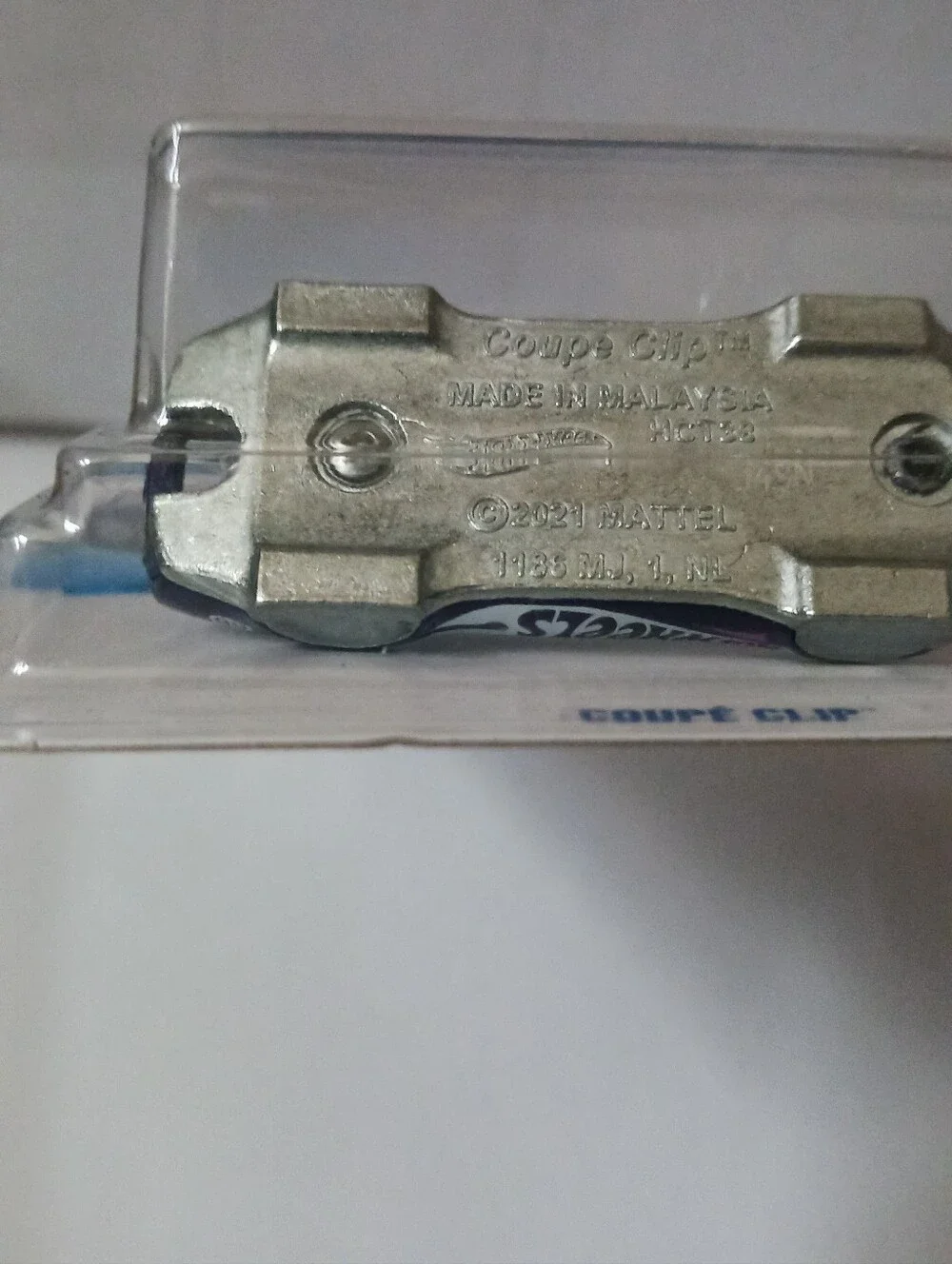 Mattel Purple and White Coupé Clip - HW Experimotors